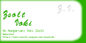 zsolt voki business card